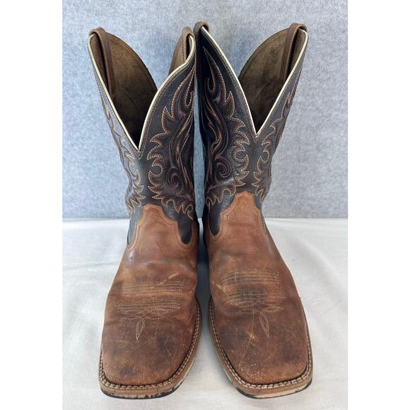 Ariat Men\'s 12 Lasco Ultra Western Boots Leather Cowboy 10046830 Rodeo Pull On main image 8